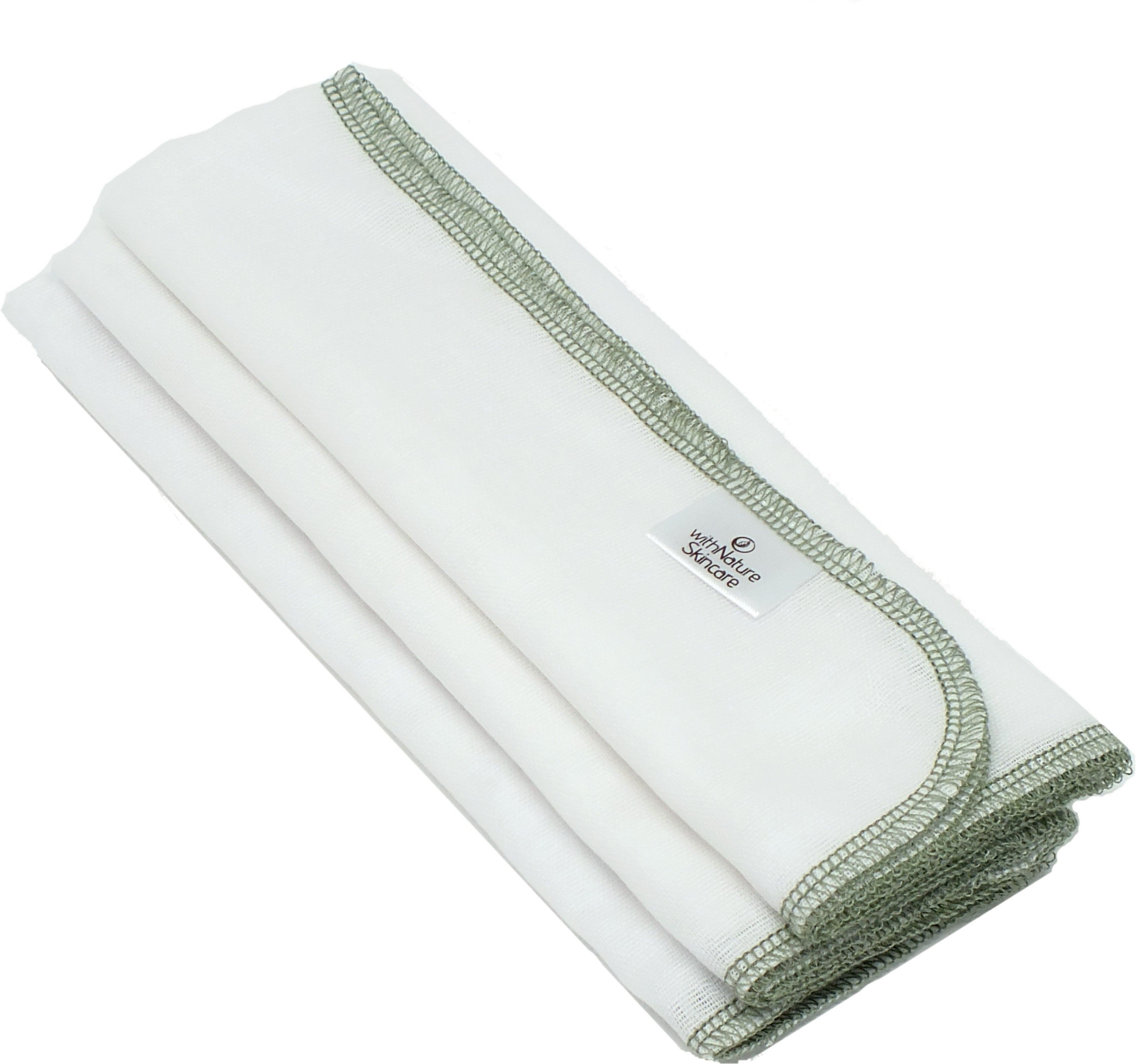 Pure & Gentle Muslin Face Cloths (Pack of 3)